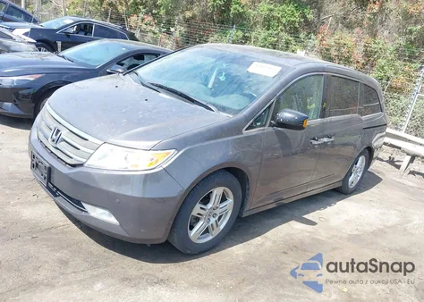 2012 Honda Odyssey Touring/Touring Elite из США, поврежденный, VIN 5FNRL5H92CB116899